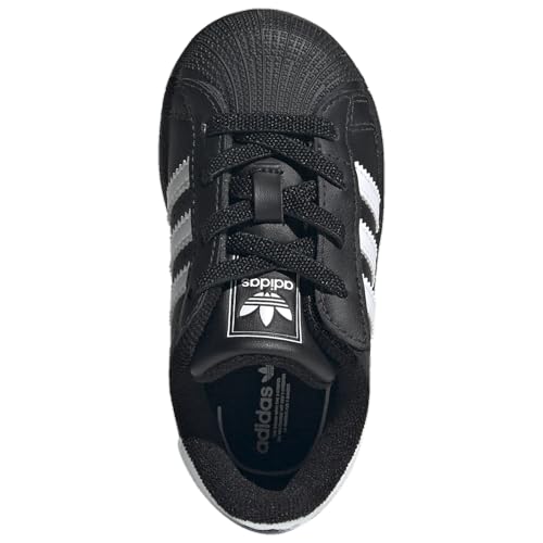 Adidas Originals Superstar II - Boys' Toddler (JH9985, Black/White)4