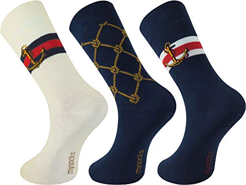 Image of Mysocks Unisex Extra Fine Combed Cotton Crew Socks |Colourful Designs | Seamless Toe | Make Your Steps Enjoyable