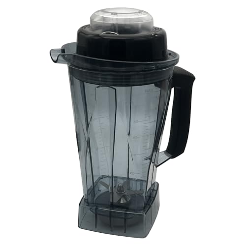 64oz Replacement Pitcher With Blade and Lid Parts Accessories Compatible With Vitamix 5200 Model:VM0103/5300/Vitamix Vita-Prep 3 - Model VM0101E/A2300/A2500/A3500(soft handle Jar)