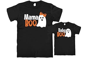 Mama Boo or Baby Boo Coordinating Halloween Shirts