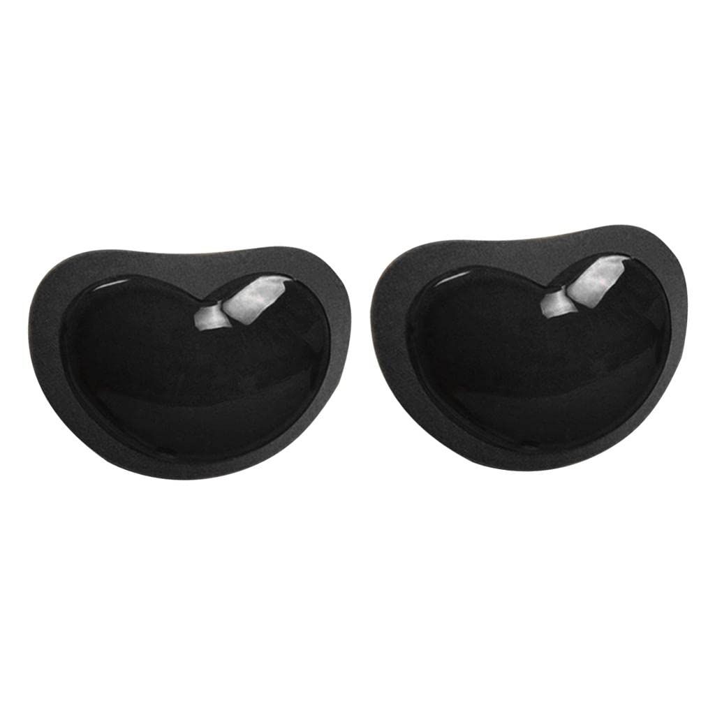 2xSelf-adhesive Silicone Bra Insert Pads Push Up Breast Enhancers Black-image-43