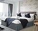 Utopia Bedding Full Bed Skirt - Soft Quadruple Pleated Ruffle - Easy Fit with 16 Inch Tailored Drop - Hotel Quality, Shrinkage and Fade Resistant (Full, Grey)