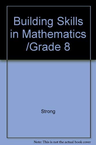 Building Skills in Mathematics /Grade 8 : Strong: Amazon.in: Books