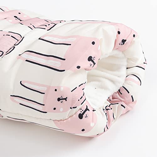 Toddler Kids Warm Padded Coat Clothing Toddler Hoodie Cartoon Fleece Long SleeveLong Sleeve Floral Pattern2