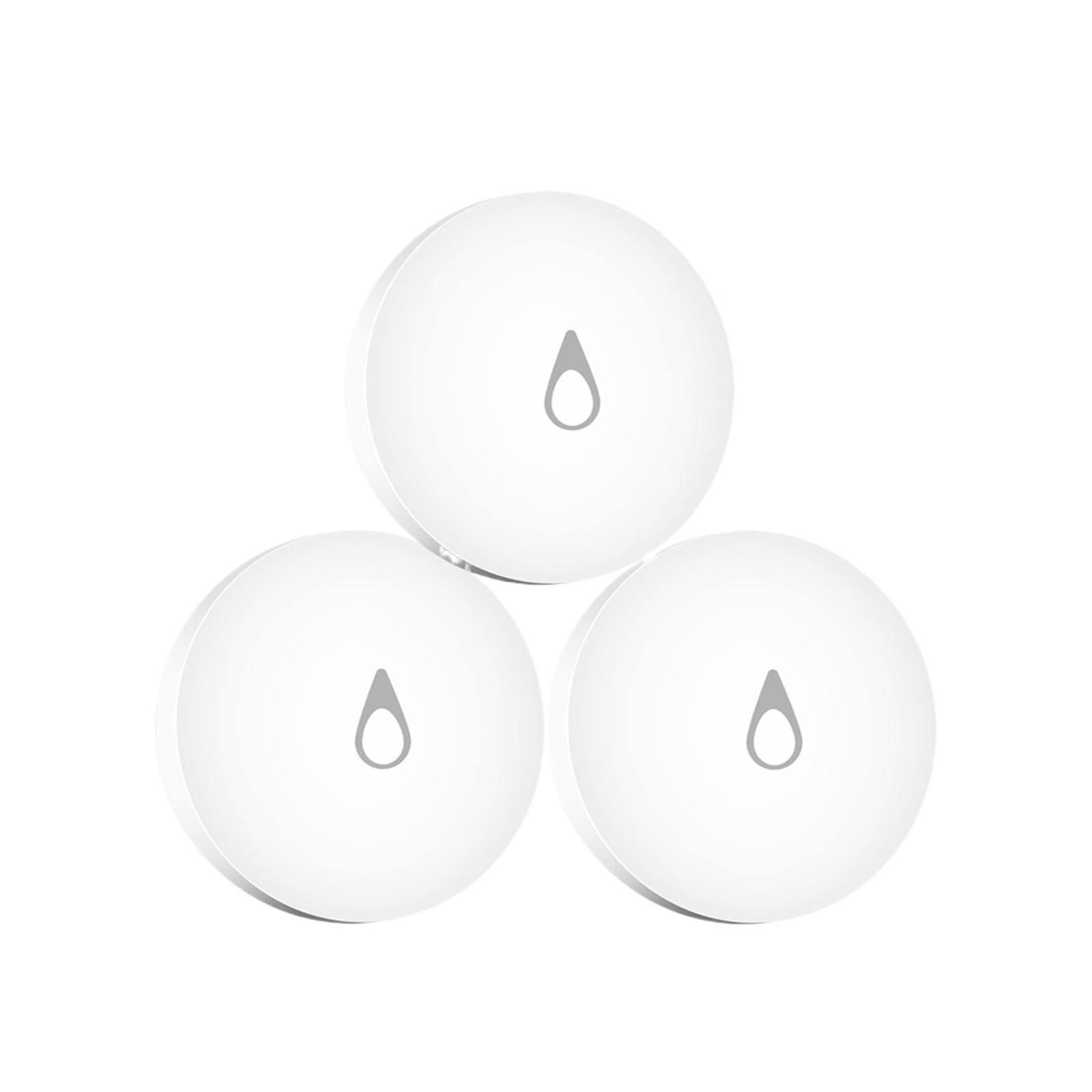 CUDTAPI Water Immersing Sensor Flood Smart Home Security Leakage Alarm Detector(3 pcs)
