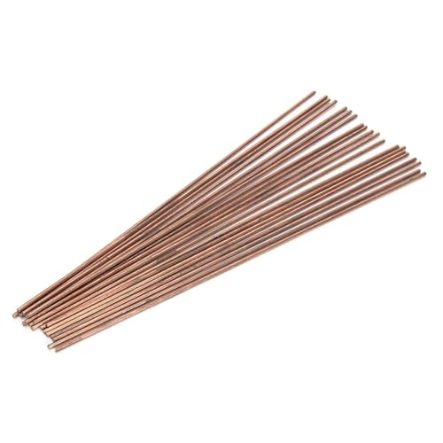 20 Varillas de Soldadura Redondas de Fósforo y Cobre, Alambre de Soldadura para Aire Acondicionado, Refrigeradores, Material de Soldadura para Soldadura Profesional, Trabajos de