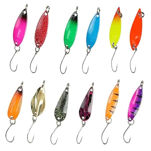 Dovesun 15 Pezzi Esche Artificiali Spinning Esca VIB Kit Di Esche A Manovella Esche Da Pesca Per Bass, Crappie, Trote, Walleye
