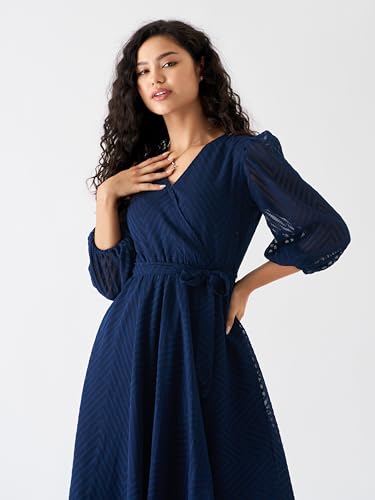 Image of AASK Women Fancy Plain & Solid Designer Dress for Women