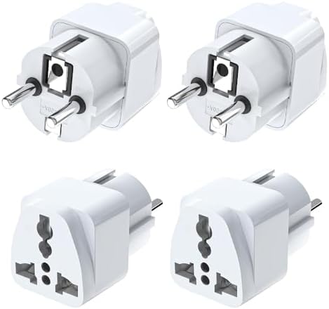 Adaptateur De Voyage - Prise UK Vers Australie/Chine/Nouvelle-Zélande - 1 Pièce, Blanc, 250V