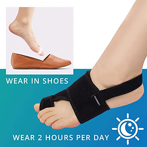 Vicorrect Bunion Corrector & Bunion Toe Separators, Orthopedic Bunion Splint For Big Toe Pain Relief And Toe Straightening, Hallux Valgus Brace For Day/Night Support #TOP4