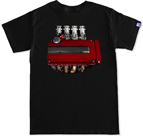 FTD Apparel Men's B Series ITB Red T Shirt - Large Black