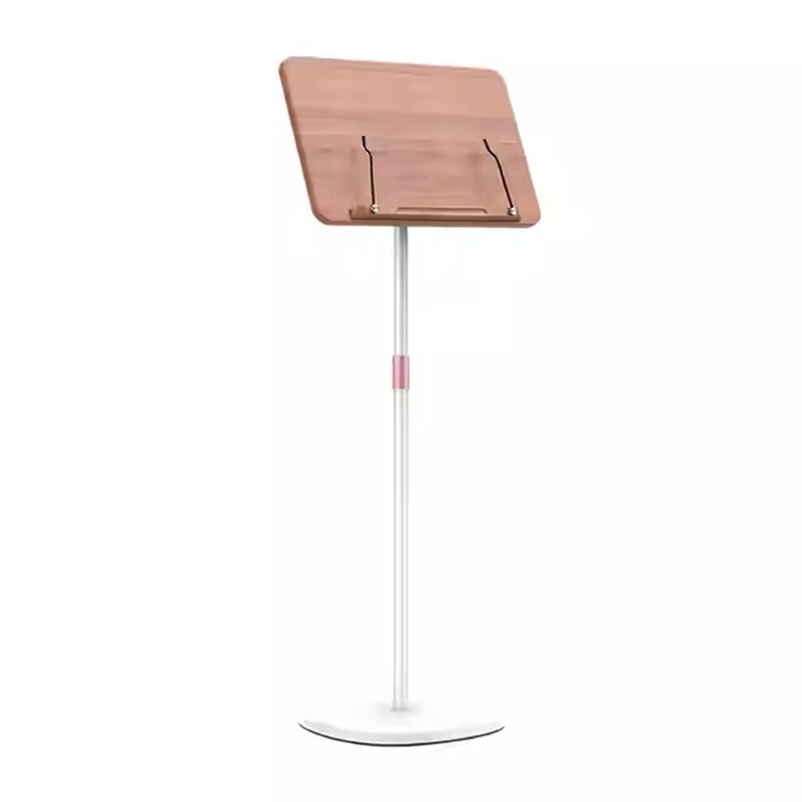 Stojak Do Czytania, Stojak Na Książki 2 W 1 Z Klipsami, Biurko Z Regulacją Wysokości, Mobilne Podium, Laptop, Książki Kucharskie, Nuty(White,130-170cm)