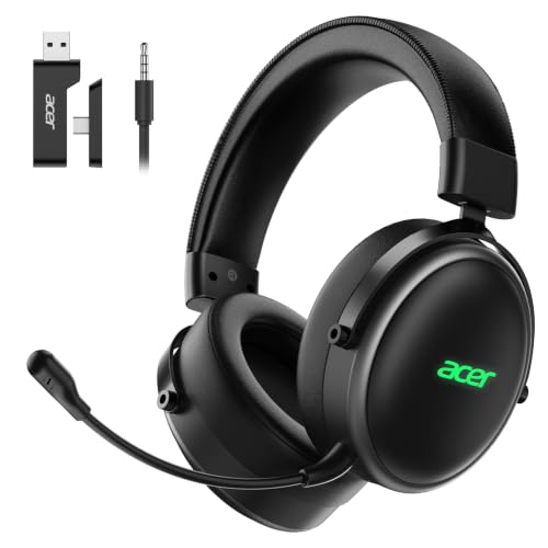 Acer Wireless Gaming Headset with Zero-Latency for PS5,PC,Switch-40H Batt - image 1