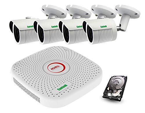 Cantonk Kit Video Sorveglianza Full HD da Esterno