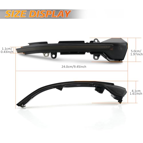 Intermitentes LED dinámicos de espejo retrovisor para Seat Leon 2013-2020 5