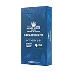 50 Nespresso Compatible Capsules Three Kings Coffee – Decaf Coffee Pods for Nespresso Machines – Decaf Nespresso Capsules – Nespresso Decaf Pods Coffee Accessories – Decaffeinato