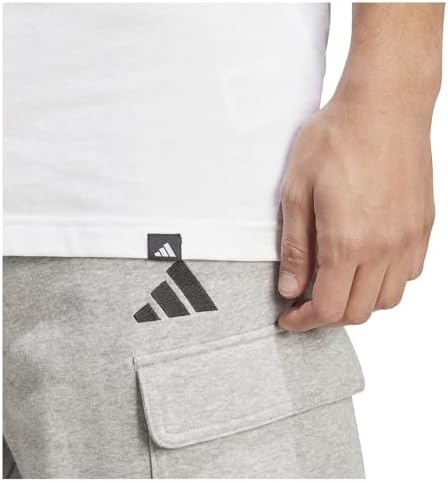 adidas M CAMO LOGO T Erkek Grafik Baskılı Tişört (Kısa Kollu), L - Görsel 4