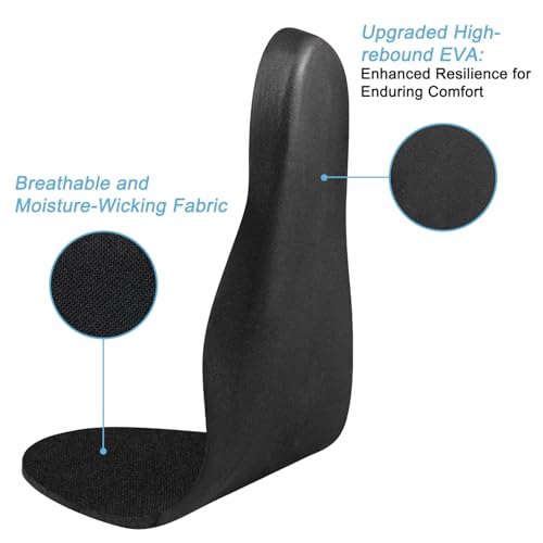 Image of Endoto Insoles Replacement for Air Jordan 1 / Air Max 97&270 Running Sneakers, Replacement High-Rebound Shoe Inserts for Women(US Size:W5 / EU Size:36)