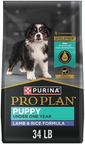 Purina Pro Plan High Protein Puppy Food DHA Lamb & Rice Formula -...