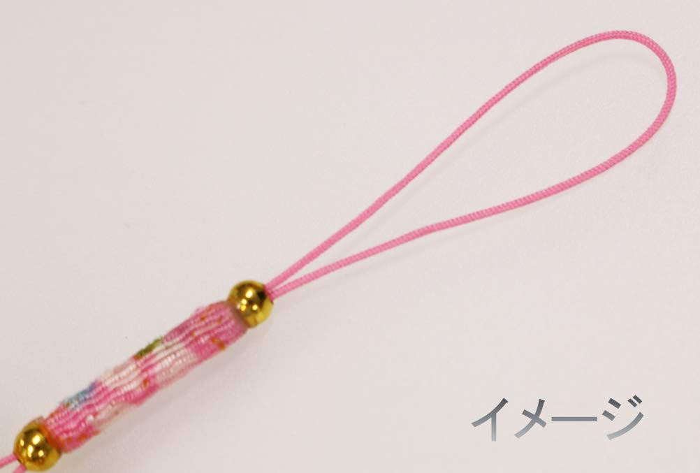 Amazon.co.jp: まつみ工芸 日本製 根付 1×1.5×9cm 金襴 桜玉 小 ピンク