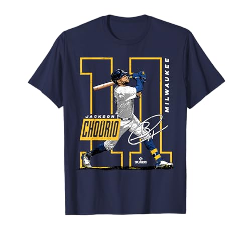 Jackson Chourio | Milwaukee MLB Baseball Player | MLBJCH202M T-Shirt