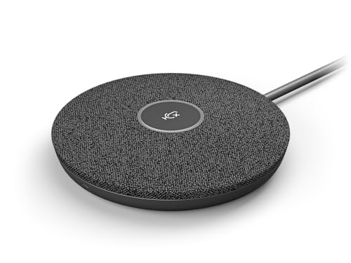 Logitech Rally Mic Pod Cuatro micrófonos omnidireccionales de formación de haz, filtro AI, detector de actividad de voz, cancelación de eco acústico - grafito (989-000430) (nuevo) (renovado)