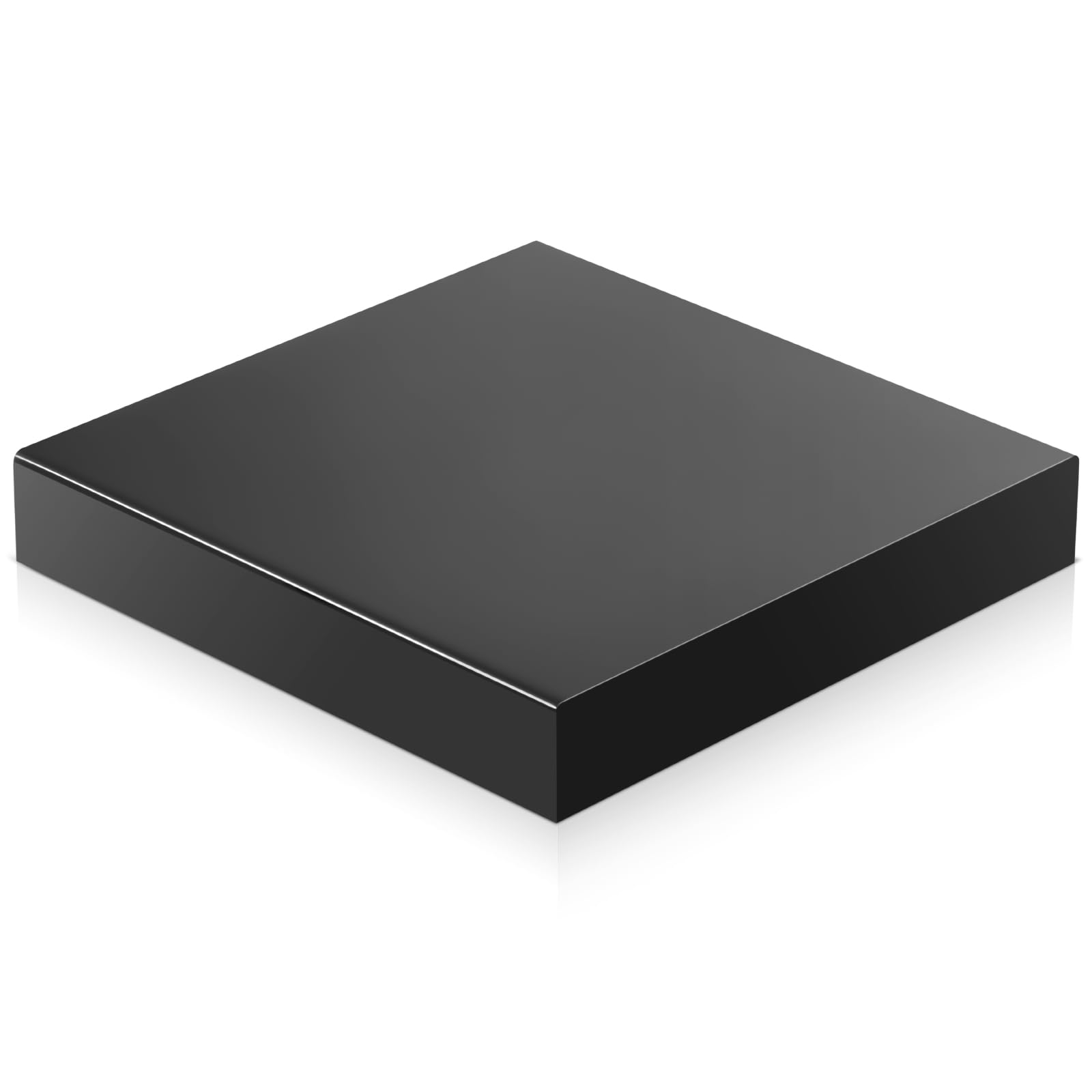 Photo 1 of Chunful Black Acrylic Display Box Riser, 12"x12"x2"H