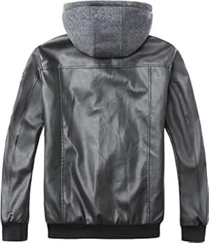 The Sparks Up Inc. XS - Black - Faux Leather - Hooded Black