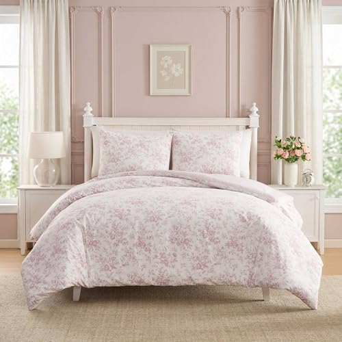 Laura Ashley - Twin Comforter Set with Shams, Reversible by Laura Ashley - Used condition - US$88.45