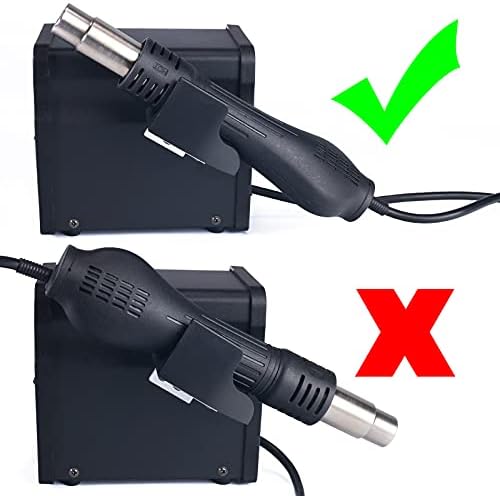 YIHUA 995D+ Hot Air Rework Station Soldering Station 2-in-1 with Dynamic LCD Display with 5 Soldering Tips, 50g Lead-Free Solder Wire, 4 hot air nozzles, ESD Safe Tweezers, desoldering Pump(UK Plug)