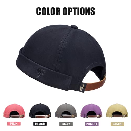 Image of CLAPE Watch Cap Work Beanie Corduroy Docker Leon Brimless Hat Rolled Cuff Harbour Hat