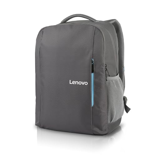 Lenovo B515 Laptop Backpack for 15.6 Inch Laptops, Water Repellent Rucksack with Anti-Theft Compartment – Grey