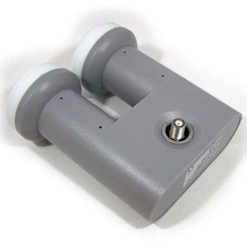 CABLEPELADO Conversor LNB Illusion Single monobloque 6º, Ganancia: 58 dB, Entrada: 10.7-12.75 GHz, 1 Salida, Apto para la recepción de los satélites Astrad y Hotbird