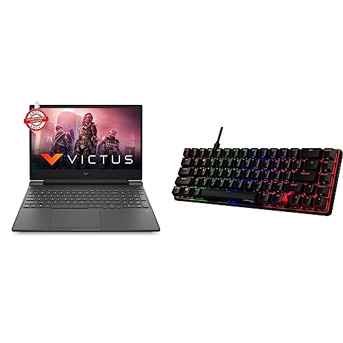 Image of HP Victus Gaming Laptop AMD Ryzen 5 5600H 15.6 inch(39.6 cm) FHD IPS Gaming Laptop & Alloy Origins 65 Red Switch