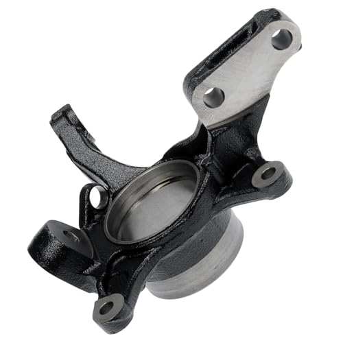 Image of Detroit Axle - Front Left Steering Knuckle for Toyota Camry Sienna Avalon Solara Lexus ES300, Replacement 1999 2000 2001 Driver Side Steering Knuckle Assembly