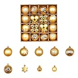 Decoratieve kerstballen, set van onbreekbare hangende ballen voor het versieren van de kerstboom, kerstbal voor familiefeesten, bruiloften en kerstdecoraties