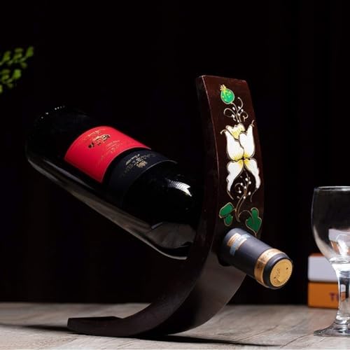 Soporte para botellas de vino FENOKD 24.8x22x33 cm miniatura 5