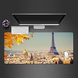 Motifs abondants : Grand tapis de souris avec technologie d'impression de haute précision et images de haute définition, motifs personnalisés soigneusement sélectionnés pour faire de votre bureau un paysage pour répondre aux différentes préférences de chacun, briser l'environnement de travail terne, animer votre travail et votre vie, idéal pour toutes sortes d'occasions comme le bureau, la maison, etc.