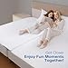 Vekkia Split King Gap Filler for Adjustable Bed,Twin to King Bed Converter Kit,Bed Bridge Twin to King,Mattress Connector with Washable Cover,for Guests Stayovers,Family Room(75in×10in)