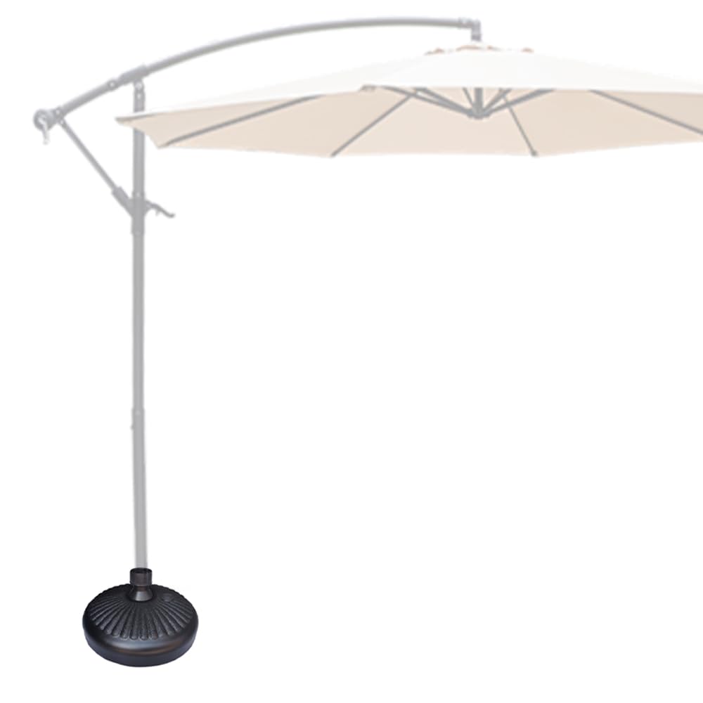 Podstawa parasola Podstawa parasola wypełniona piaskiem lub wodą przenośny stojak na parasol na patio podwórka ogrody baseny wypełniana zewnętrzna podstawa parasola na drążek 3,5 do 3,8 cm