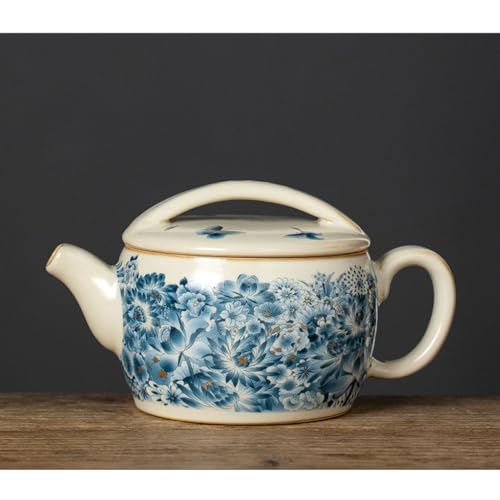 Tetera de cerámica para té con diseño retro 140ML miniatura 7