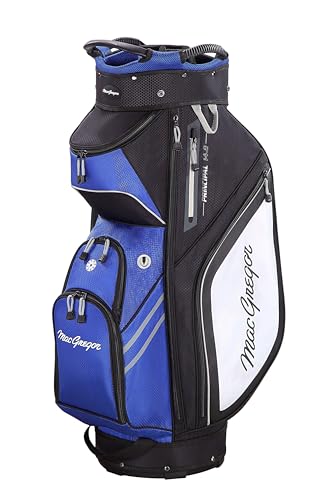 MacGregor Principal - Bolsa para Carrito de Golf de 10 Pulgadas, Parte Superior de 14 vías con separadores y 9 Bolsillos