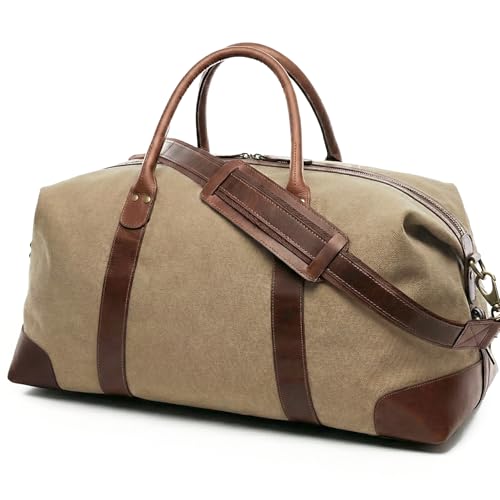 Weekender en cuir véritable XL SID & VAIN, le sac de sport et voyage idéal pour s'évader