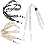 APZDFGIFCD 3 Pack Sun Hats Chin Strap Windproof Adjustable Hat Strap Clips Hat Chin Cord for sun hats, fisherman hats