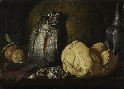 Tableau sur Toile Poster Nature Morte Décoration Murale Peinture Melendez 60x90