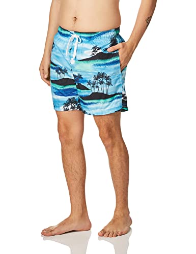 Image of Kanu Surf Men's Big Viper Extended Size Stripe Swim Trunk