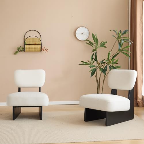 Sillón Minimalista Negro con Tapizado en Poliéster miniatura 4