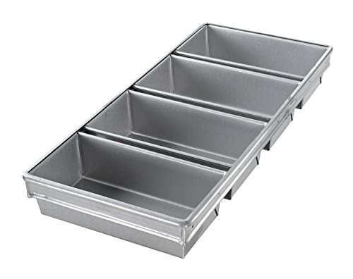 CHICAGO METALLIC 49145 Bread Pan,4-Strap,10x5