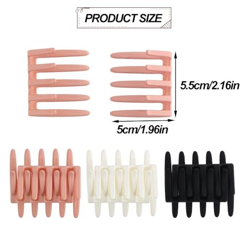 3 peças de pentes de cabelo torcidos franceses grampos de cabelo decorativos grampos de cabelo gramp