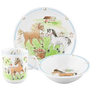 Seltmann Weiden Compact Pony Kinder Geschirrset 3-teilig